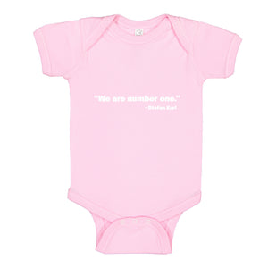 Baby Onesie We are Number One 100% Cotton Infant Bodysuit