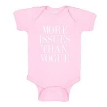 Baby Onesie More Issues than Vogue 100% Cotton Infant Bodysuit