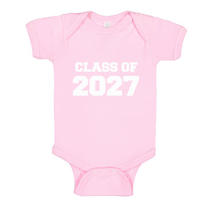 Baby Onesie Class of 2027 100% Cotton Infant Bodysuit