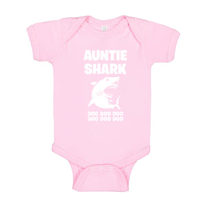 Baby Onesie Auntie Shark 100% Cotton Infant Bodysuit