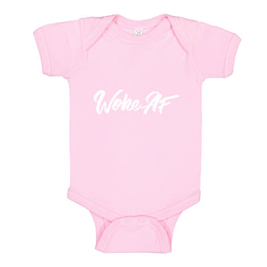 Baby Onesie Woke AF 100% Cotton Infant Bodysuit