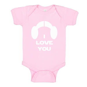 Baby Onesie I Love You 100% Cotton Infant Bodysuit