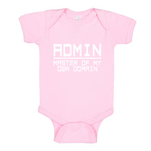 Baby Onesie Admin Master of my Domain 100% Cotton Infant Bodysuit
