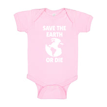 Baby Onesie Save the Earth or Die 100% Cotton Infant Bodysuit