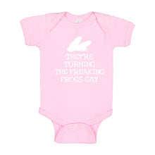 Baby Onesie They're Turning the Freaking Frogs Gay! 100% Cotton Infant Bodysuit
