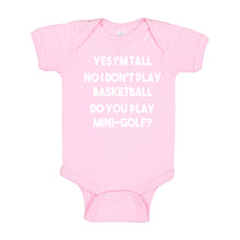 Baby Onesie Yes I'm Tall 100% Cotton Infant Bodysuit