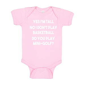 Baby Onesie Yes I'm Tall 100% Cotton Infant Bodysuit