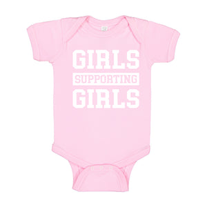 Baby Onesie Girls Supporting Girls 100% Cotton Infant Bodysuit