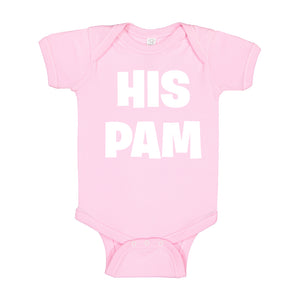 Baby Onesie His Pam 100% Cotton Infant Bodysuit