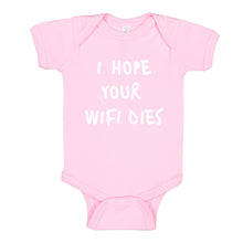 Baby Onesie I Hope Your Wifi Dies 100% Cotton Infant Bodysuit