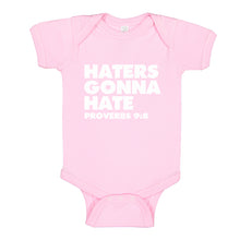Baby Onesie Haters Gonna Hate Proverbs 9:8 100% Cotton Infant Bodysuit