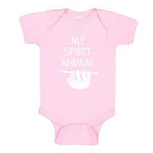 Baby Onesie Sloth is my Spirit Animal 100% Cotton Infant Bodysuit