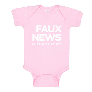Baby Onesie Faux News 100% Cotton Infant Bodysuit