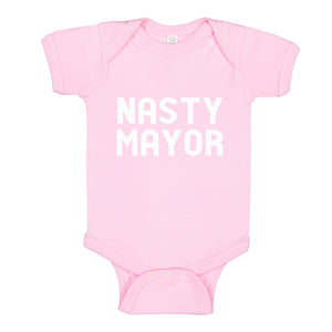 Baby Onesie Nasty Mayor 100% Cotton Infant Bodysuit