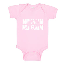Baby Onesie No Pain No Gain 100% Cotton Infant Bodysuit