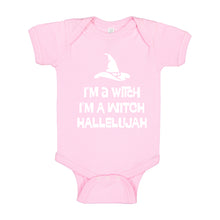 Baby Onesie Im a Witch Hallelujah 100% Cotton Infant Bodysuit