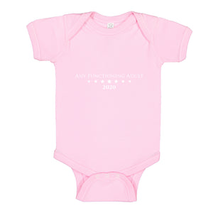 Baby Onesie Any Functioning Adult 100% Cotton Infant Bodysuit