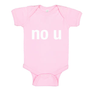 Baby Onesie No U 100% Cotton Infant Bodysuit