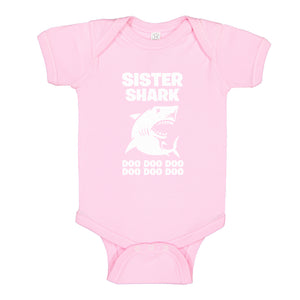 Baby Onesie Sister Shark 100% Cotton Infant Bodysuit