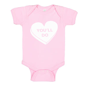 Baby Onesie You'll Do Valentines Day 100% Cotton Infant Bodysuit