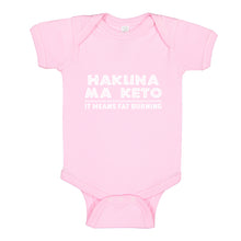 Baby Onesie Hakuna Ma Keto 100% Cotton Infant Bodysuit