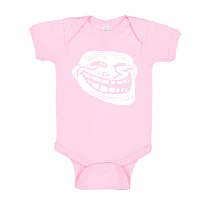Baby Onesie Trollface 100% Cotton Infant Bodysuit