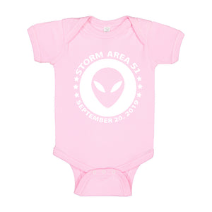 Baby Onesie Storming Area 51 100% Cotton Infant Bodysuit