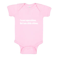 Baby Onesie I'm not superstitious 100% Cotton Infant Bodysuit