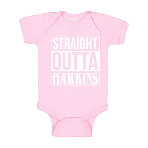 Baby Onesie Straight Outta Hawkins 100% Cotton Infant Bodysuit