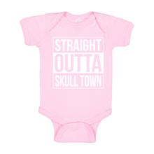 Baby Onesie Straight Outta Skull Town 100% Cotton Infant Bodysuit