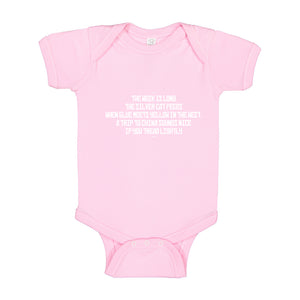 Baby Onesie The Week is Long the Silver Cat Feeds 100% Cotton Infant Bodysuit