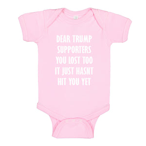 Baby Onesie Dear Trump Supporters 100% Cotton Infant Bodysuit