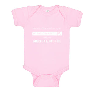 Baby Onesie Don't Confuse Your Search 100% Cotton Infant Bodysuit