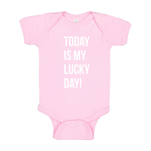 Baby Onesie TODAY IS MY LUCKY DAY! 100% Cotton Infant Bodysuit