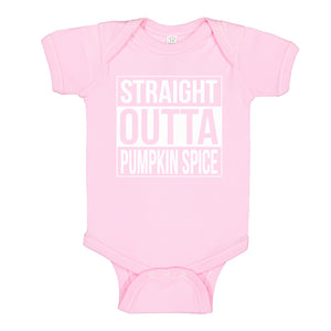 Baby Onesie Straight Outta Pumpkin Spice 100% Cotton Infant Bodysuit
