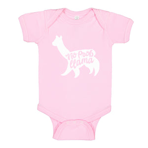 Baby Onesie No Prob llama 100% Cotton Infant Bodysuit