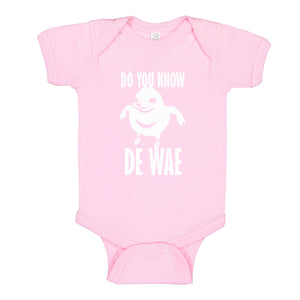Baby Onesie Do You Know De Wae 100% Cotton Infant Bodysuit