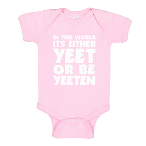 Baby Onesie Yeet or by Yeeten 100% Cotton Infant Bodysuit