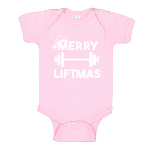 Baby Onesie Merry Liftmas 100% Cotton Infant Bodysuit