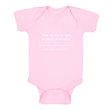 Baby Onesie 10 Types of People 100% Cotton Infant Bodysuit