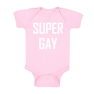 Baby Onesie Super Gay 100% Cotton Infant Bodysuit