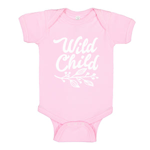 Baby Onesie Wild Child 100% Cotton Infant Bodysuit