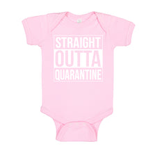 Baby Onesie Straight Outta Quarantine 100% Cotton Infant Bodysuit