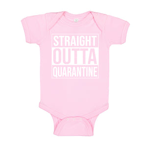 Baby Onesie Straight Outta Quarantine 100% Cotton Infant Bodysuit