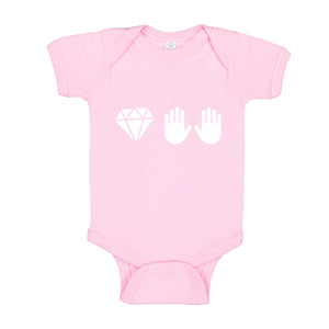 Baby Onesie DIAMOND HANDS 100% Cotton Infant Bodysuit