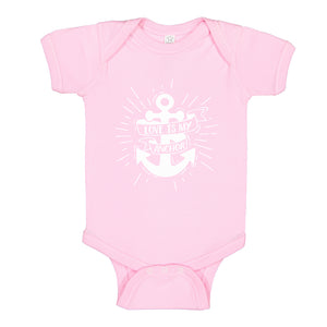 Baby Onesie Love is my Anchor 100% Cotton Infant Bodysuit