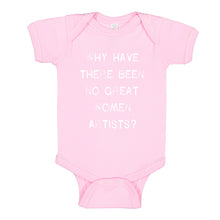 Baby Onesie No Great Women Artists 100% Cotton Infant Bodysuit