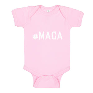 Baby Onesie #MAGA 100% Cotton Infant Bodysuit