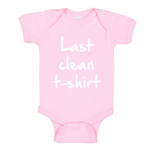 Baby Onesie Last Clean Tshirt 100% Cotton Infant Bodysuit
