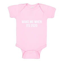 Baby Onesie Wake Me When its 2020 100% Cotton Infant Bodysuit